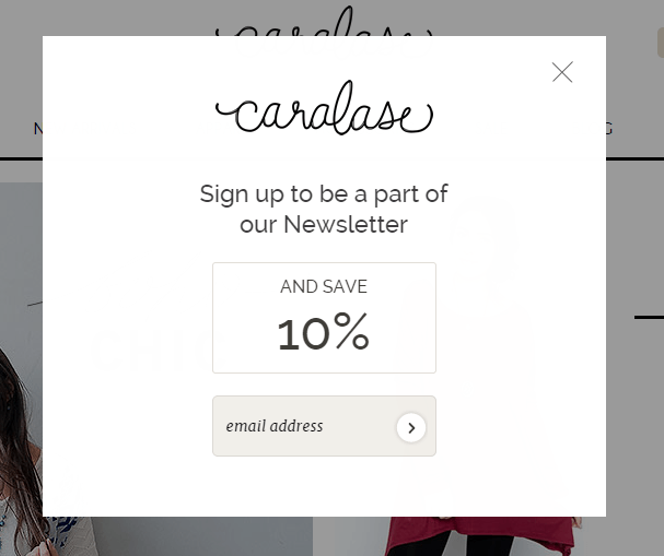 Caralase Newsletter Discount