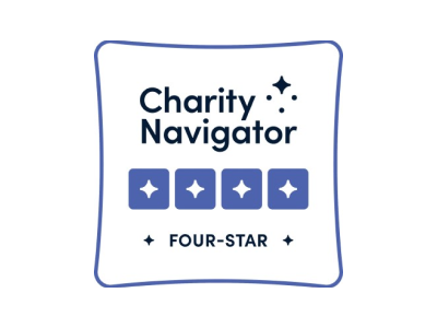 Charity Navigator logo - rating ChildFund as 4 stars.