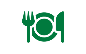 Dinner plate icon
