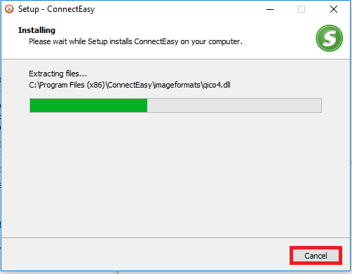 A progress bar should appear to show how the download is doing. 